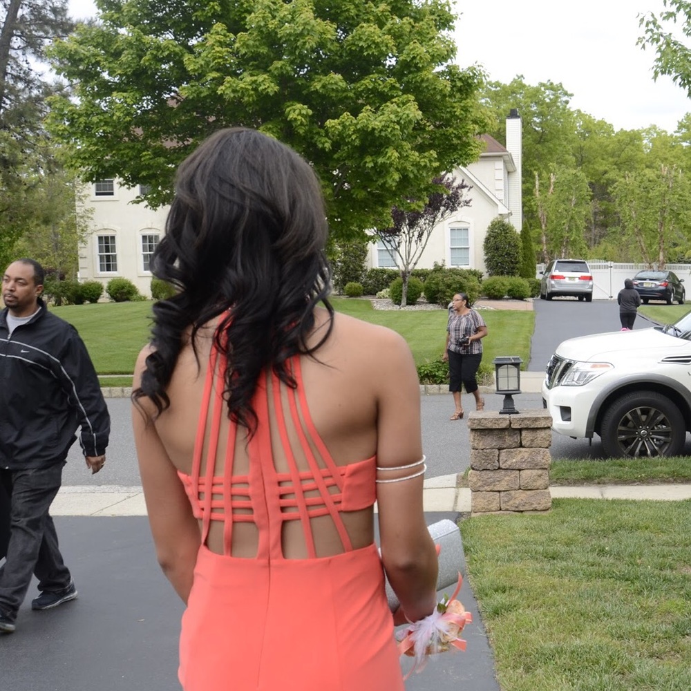 Orange Prom Dress
